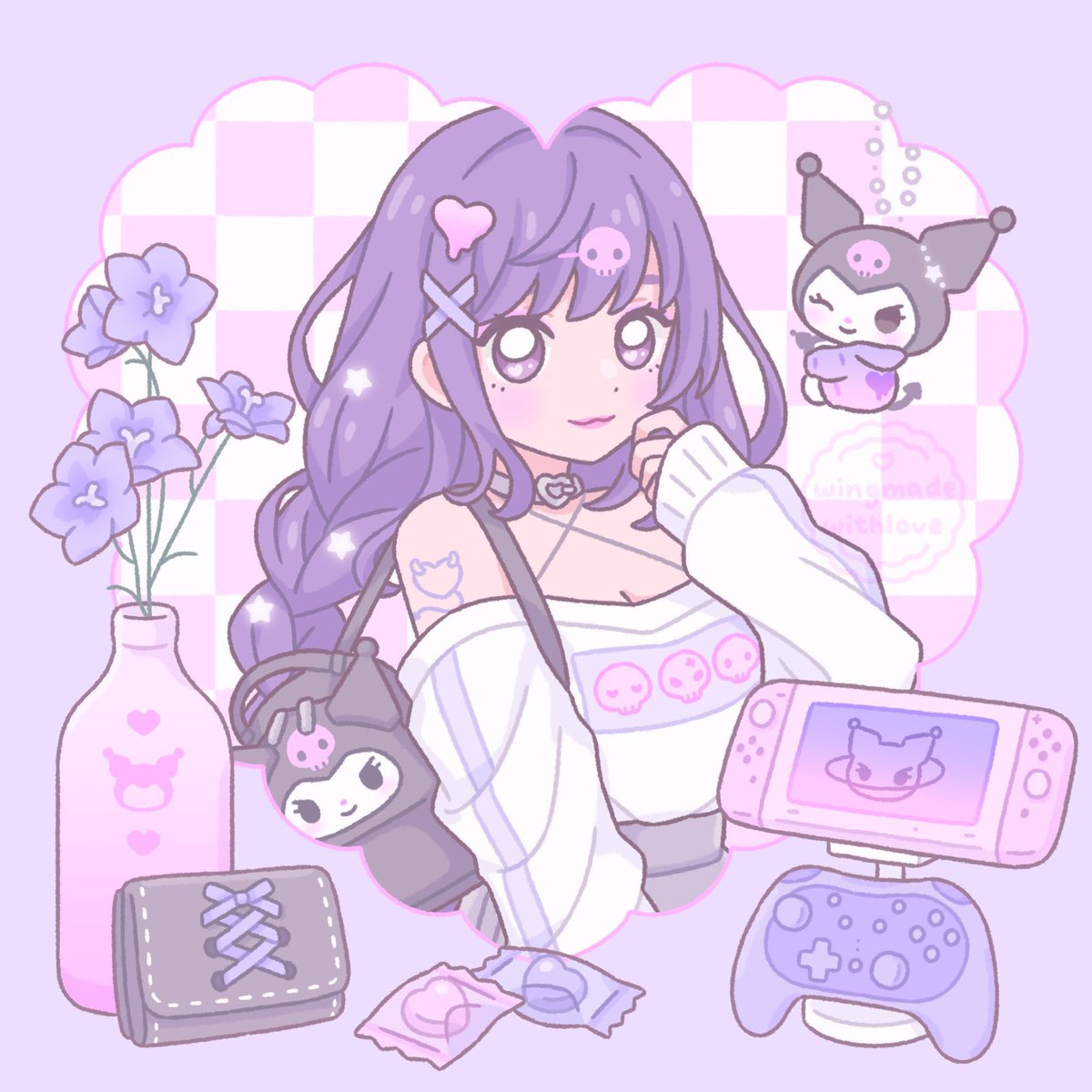 wingmadewlove's tweet photo. it's my birthday today!! I’d be so happy if you retweet my art 🎀 thank you so much for all your support this year 🎂 https://t.co/9TXaZrHu1g