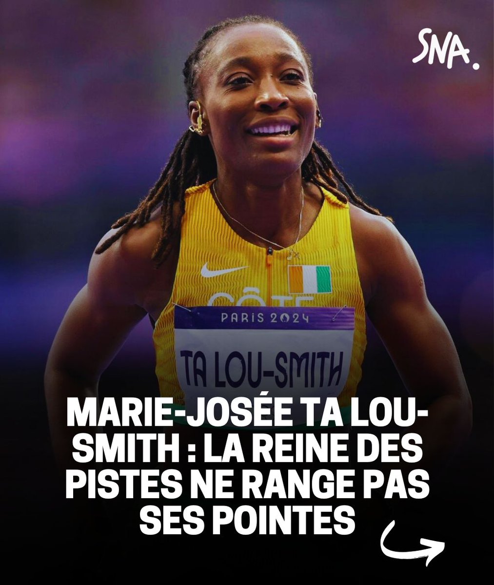snewsafrica's tweet photo. 🇨🇮 À 36 ans, Marie-Josée Ta Lou Smith va poursuivre la compétition. La sprinteuse ivoirienne, qui songeait à prendre sa retraite après les JO 2024, va continuer la compétition et tenter d'aller jusqu'aux JO de Los Angeles en 2028.
https://t.co/2cswQnkVl9
#sna #talou
#athletisme
#cotedivoire