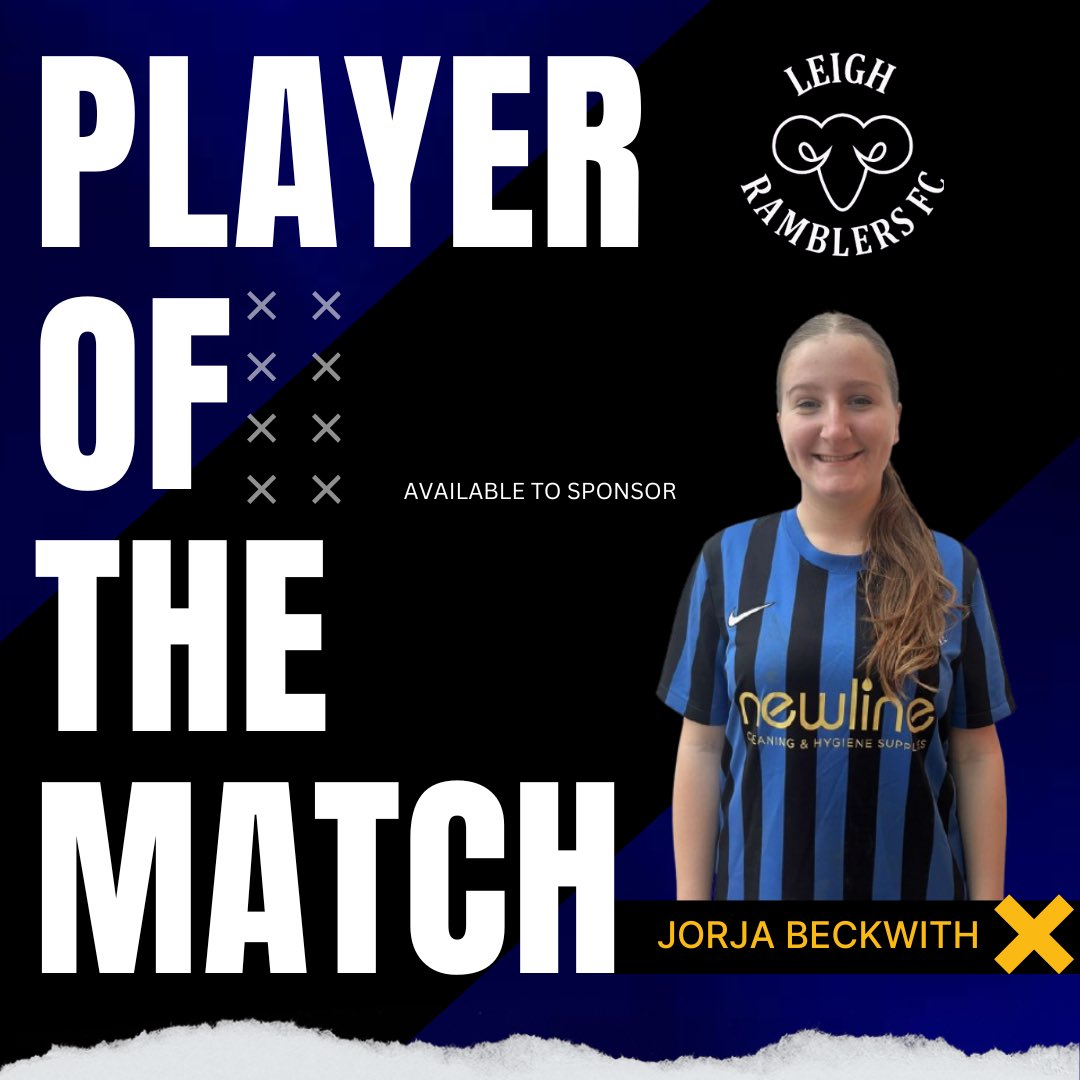 Our player of the match against Brightlingsea Regent was defender Jorja Beckwith, who has just come back from injury! She put in a fantastic shift in defence saving the team on many occasions🤩