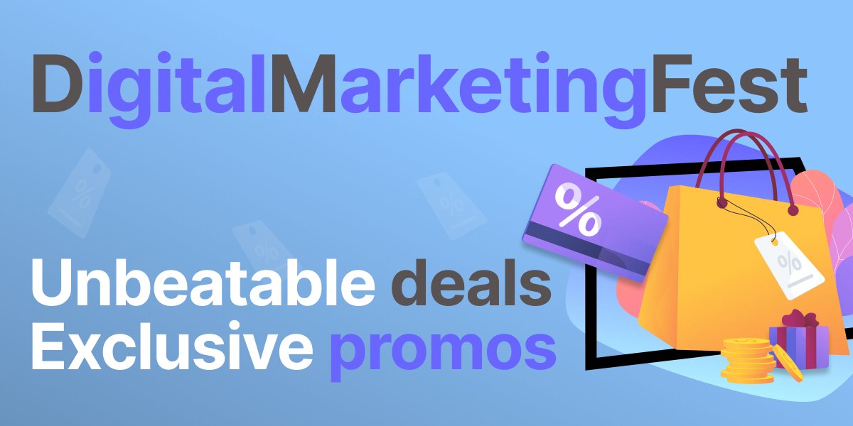 Holiday vibes are here, and so is the ultimate affiliate gift – DM Fest! 🎅 Unlock exclusive deals and promo codes from top advertising platforms and digital marketing tools – all in one place.

⏳ The Fest ends soon! Register now dmfest.com

#dmfest