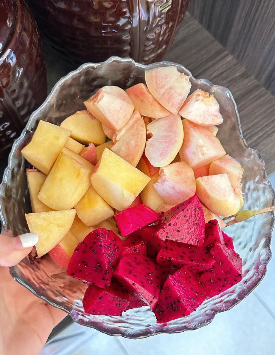 Today's peach is super delicious