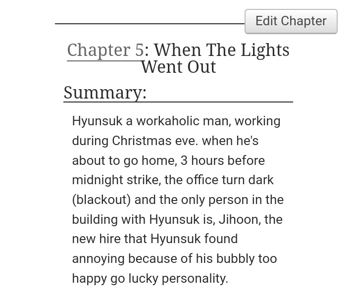 nwriting11's tweet photo. hoonsuk Christmas fic

D-11 : When The Lights Went Out
🏷️ English 
🏷️ Fluff 
🏷️ Officemate
🏷️ AO3, 1K+ words

Link : https://t.co/nuKR9LHEMW https://t.co/Cz4EENFx7p