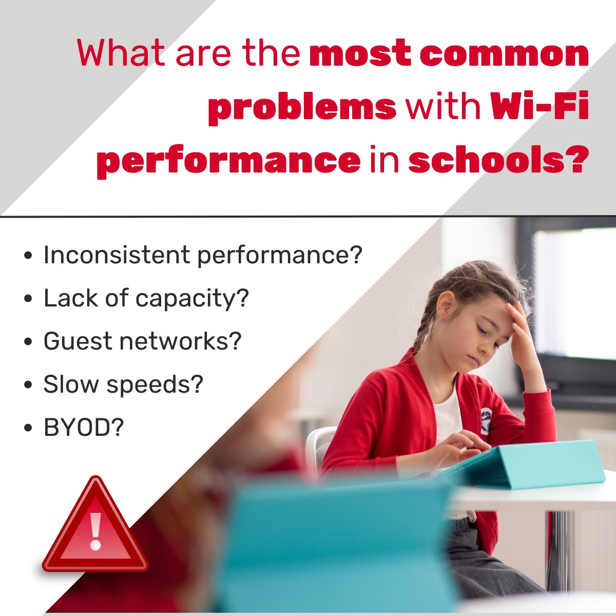 Is your school’s WiFi ready for the future of learning? 📚🌐 Slow speeds, connectivity drops, and overcrowded networks are holding back education. 
Explore common WiFi issues in schools &amp; how to solve them: redwaynetworks.com/common-problem…
#SchoolNetworks #WiFi #EdTech