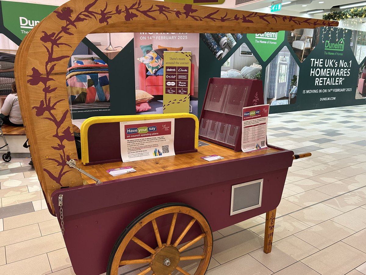 Come down today to Princess Square Bracknell to talk to Councillors about next year’s Council Budget and current consultation. #Bracknell #budget