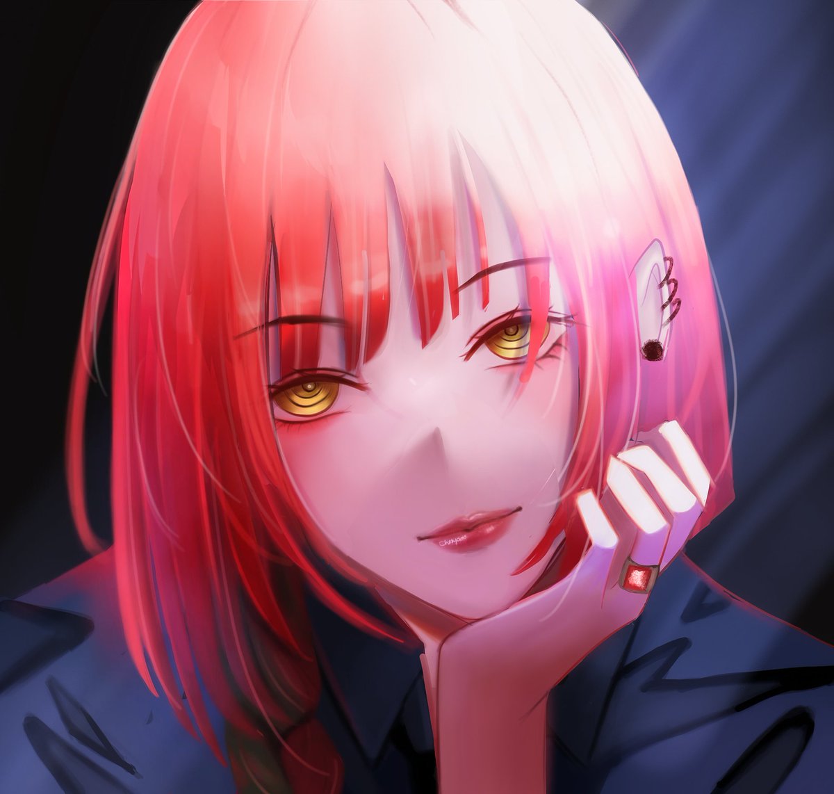 cherydao48698's tweet photo. makima fanart #チェンソーマン #chainsawman https://t.co/k35Do4Bd2n