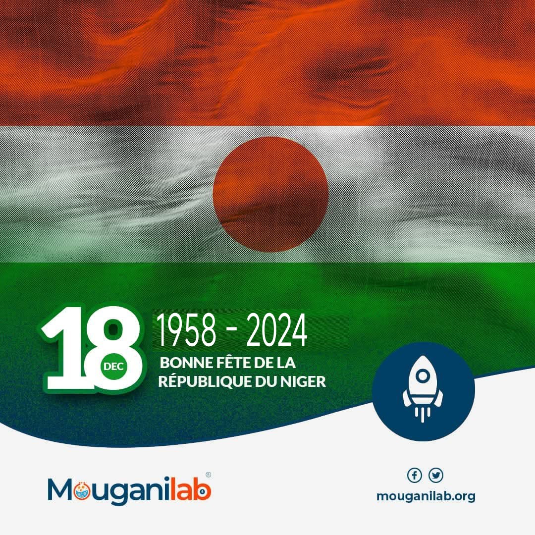 Mouganilab's tweet photo. #18Decembre
Jour de Proclamation de la République du #Niger. 
Nous souhaitons une bonne fête à tout le peuple du Niger. https://t.co/dIkYH8Dop9