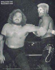 HarryHaris48861's tweet photo. Sting wrestling Black Bart in WCW. #Sting #BlackBart #WCW #prowrestling #wrestling https://t.co/uQ8BIObCiD