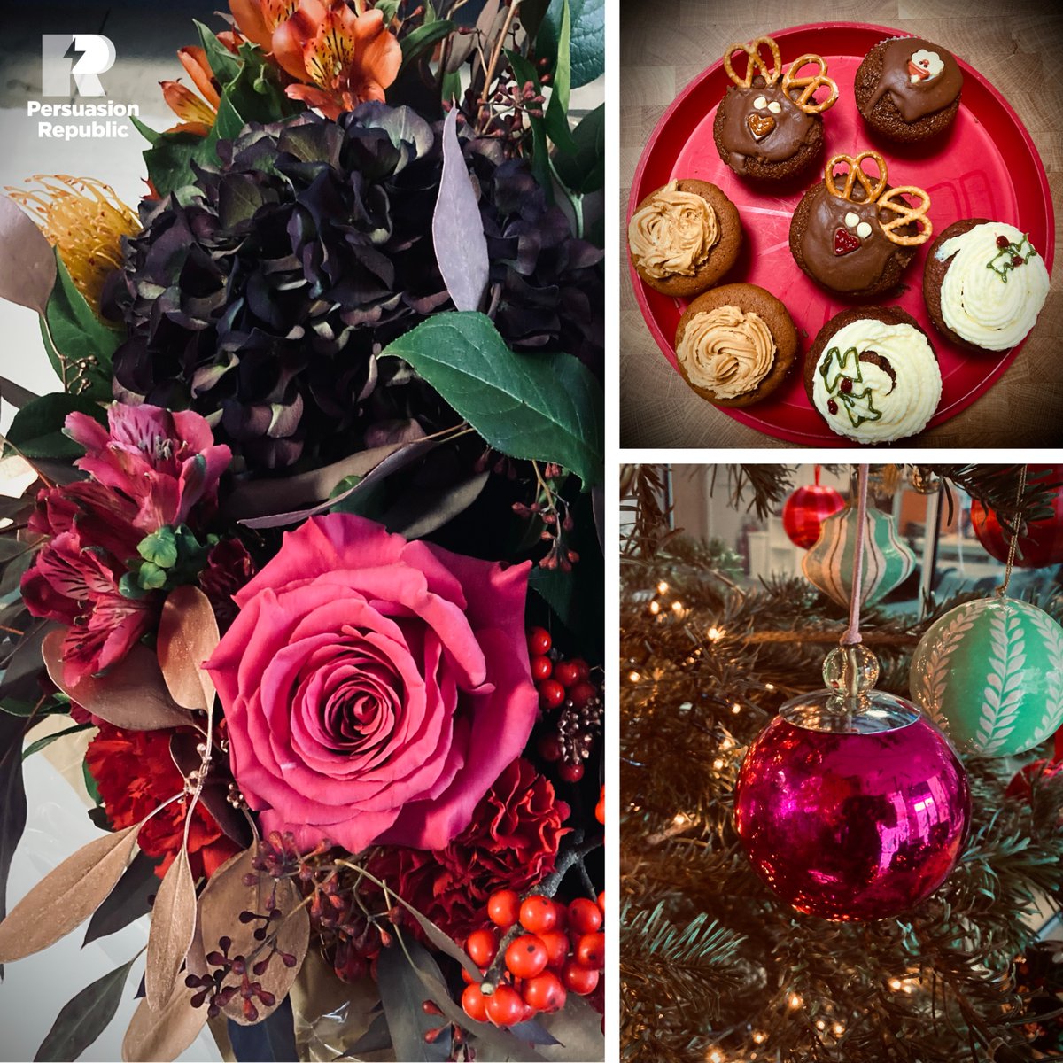 Counting down the days to Christmas here in Persuasion Republic with beautiful baubles, bouquets and buns!!