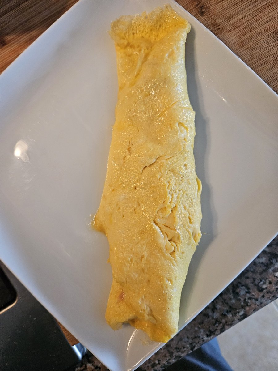 Fiz uma omelete com a forma de Portugal, amanhã escolho outro país.