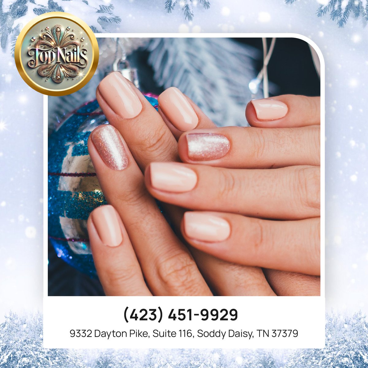 topnails_tn's tweet photo. Sparkle through the holidays with cozy glitter nails! ❄️✨ These nails are all about warmth, glitter, and festive cheer!
*����𝐨𝐨𝐤 𝐍𝐨𝐰: https://t.co/esxbGy1cN0
#TopNails #TopNailsTN #NailsalonTN #NailSalon #NailArt #NailDesigns #NailsOfInstagram #NailInspo #specialoffers https://t.co/DVOwJ2Sv2J
