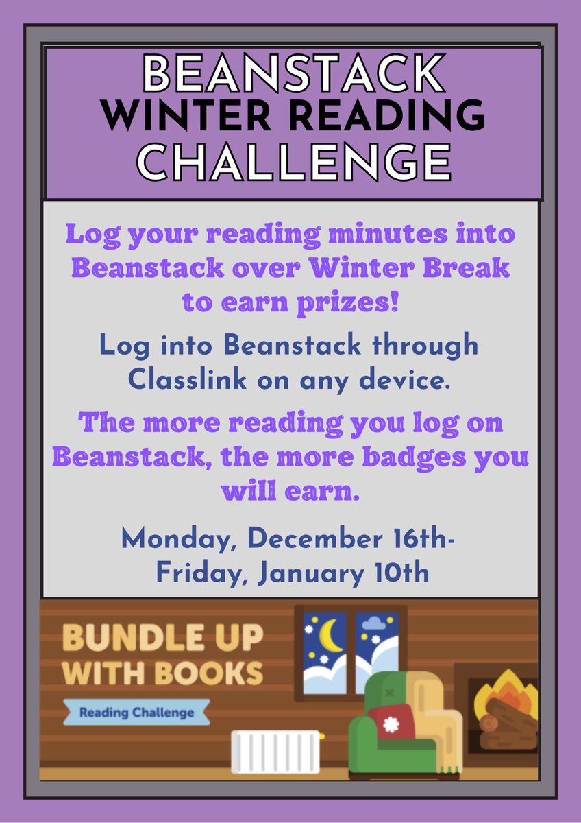 Harrison Hill SIPA (@harrhillsipa) on Twitter photo Our winter reading challenge has begun! Start logging those minutes! <a href="/ltgoodnews/">LT Schools</a> <a href="/zoobeanreads/">Beanstack</a> <a href="/HHPrincipalStew/">Natalie Stewart</a> Our winter reading challenge has begun! Start logging those minutes! <a href="/ltgoodnews/">LT Schools</a> <a href="/zoobeanreads/">Beanstack</a> <a href="/HHPrincipalStew/">Natalie Stewart</a>