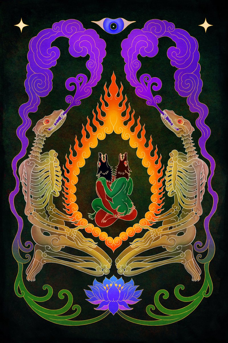 ArtOfMaquenda's tweet photo. Blue Lotus Dream https://t.co/Nuk53m77UW