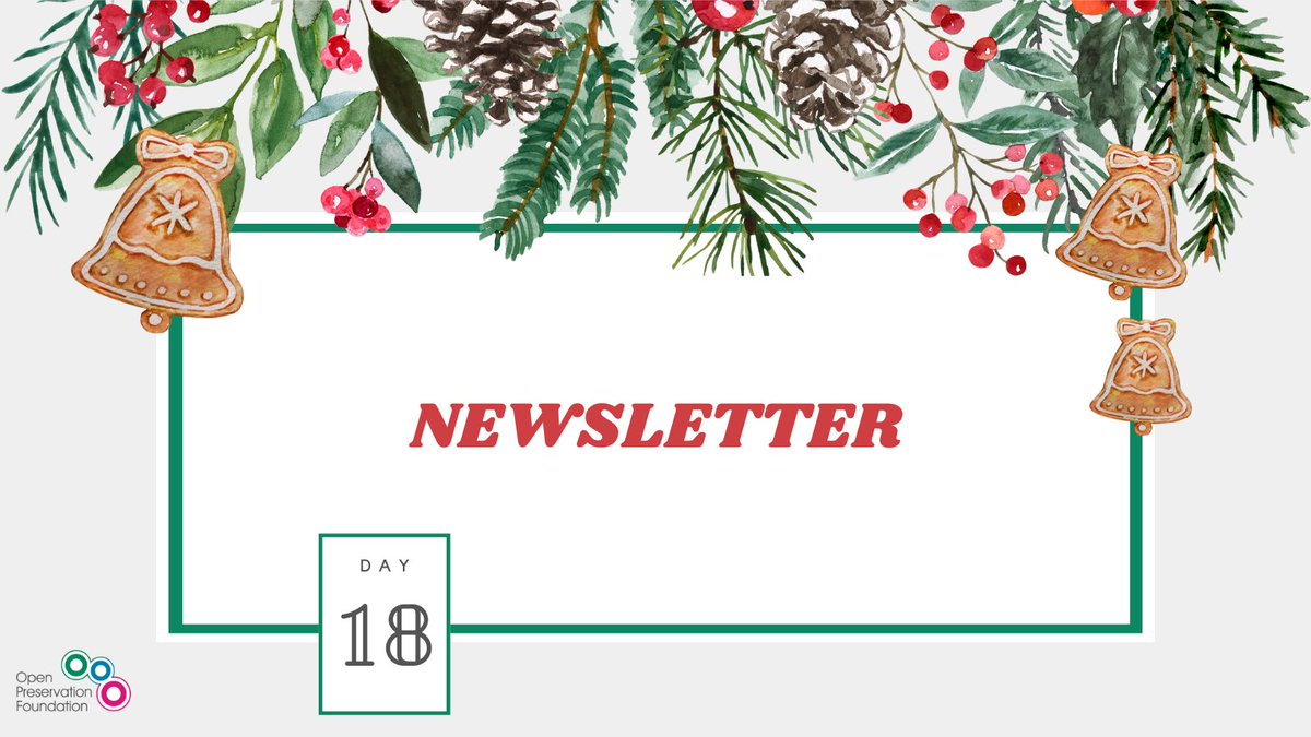 Our Winter 2024 newsletter has arrived! 🎄✨ Grab a mince pie and catch up on all our latest updates, from software releases to recent events. #OPFFestiveCountdown #digipres
mailchi.mp/openpreservati…
