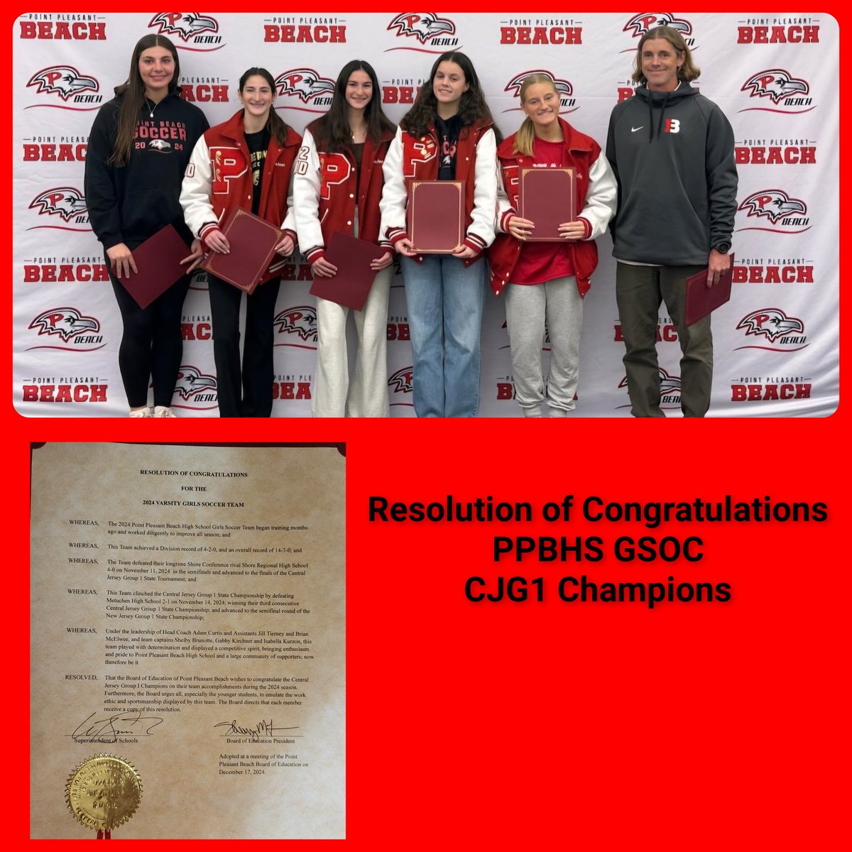 Thank you <a href="/ptbeachsuper/">Will Smith</a> and the PPB Board of Education for recognizing our <a href="/PPBGirlsSoccer/">Beach Girls Soccer</a> Team!  We appreciate the support!