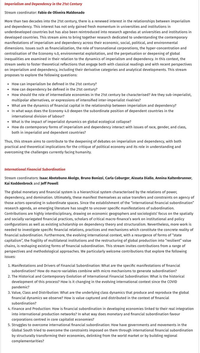 ingridharvold's tweet photo. It's our first time at @hetecon having streams organized by members of the hetecon community. The submissions were incredible and more than we could accommodate. See a snippet of all the streams here (just missing the Fem Econ stream). The AHE 2025 conference looks promising ☺️ https://t.co/I9g5A0sNzP