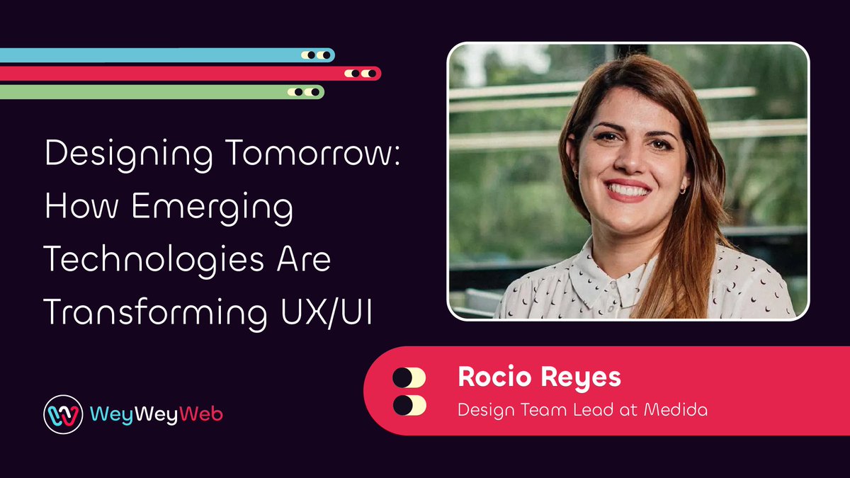 Who missed Rocio Reyes at Wey Wey Web 2024? 👀

Watch her talk and explore how emerging technologies are reshaping the world of UX/UI design as we know it.

Talks are available on our Youtube channel: youtu.be/WlBHAVcKVHA
#WeyWeyWeb24