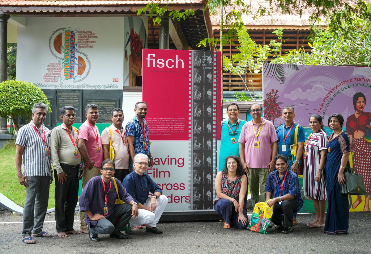 FHF_Official's tweet photo. FHF, French Embassy in India / Ambassade de France en Inde and The French Institute in India and Ambassade de France à Sri Lanka et aux Maldives have pioneered an international collaboration: FISCH – France-India-Sri Lanka Cine Heritage – Saving Film Across Borders. https://t.co/Rbwj8rDeoF