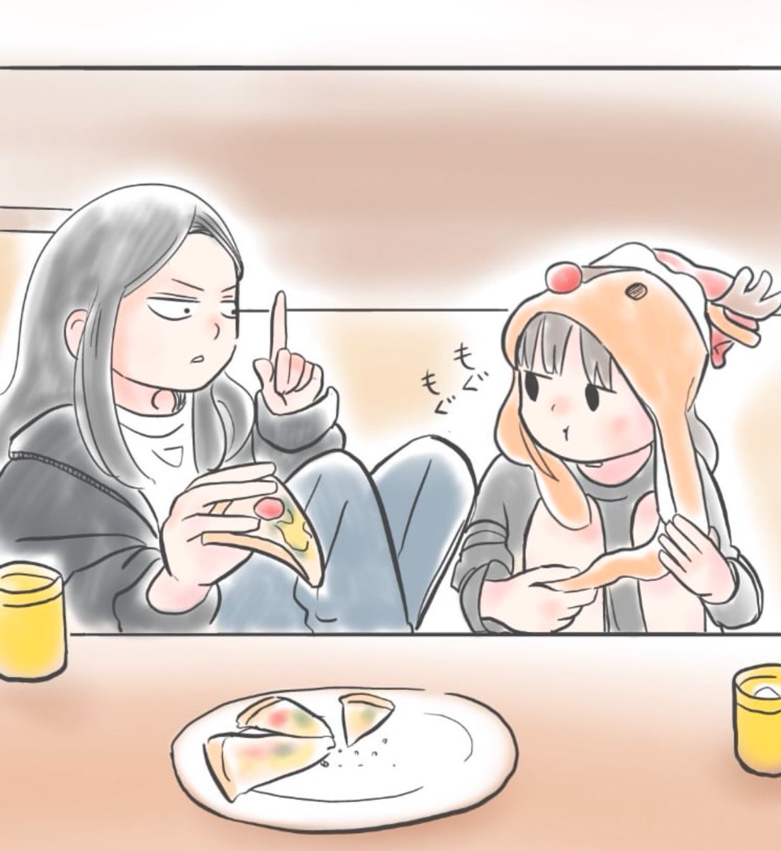 女子会してた 