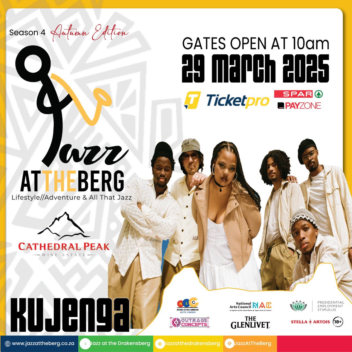 We are so excited to announce that <a href="/KujengaLiveSA/">Kujenga</a>  will be performing at Jazz At The Berg 2025👌