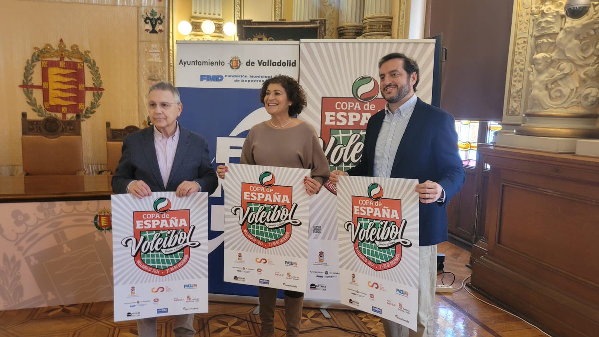 MARCAvalladolid's tweet image. 🏐 Presentación en @AyuntamientoVLL de la Copa de España de Voleibol Junior y Juvenil @DeportesVLL @RFEVB

🗓 27-30 de diciembre

📍 14 sedes, polideportivos de valladolid

📻 104.0 FM
📱 APP para iOS y Android
💻 radiomarcavalladolid.com
