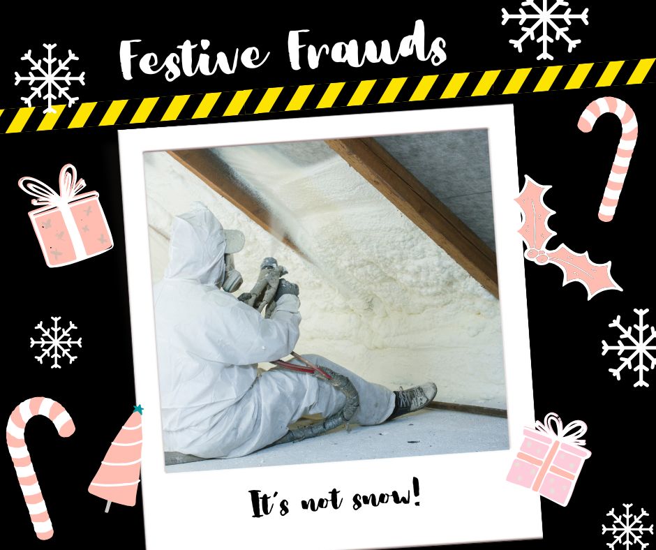 Bucks_SurreyTS's tweet photo. Be wary of unsolicited offers for insulation or other home improvement services. We've seen rogue traders offering to install foam insulation and others offering to remove it!
Research companies thoroughly!
https://t.co/nEGOibbB77

#FestiveFrauds
@BucksCouncil 
@SurreyNews https://t.co/wdEgOqL4WR