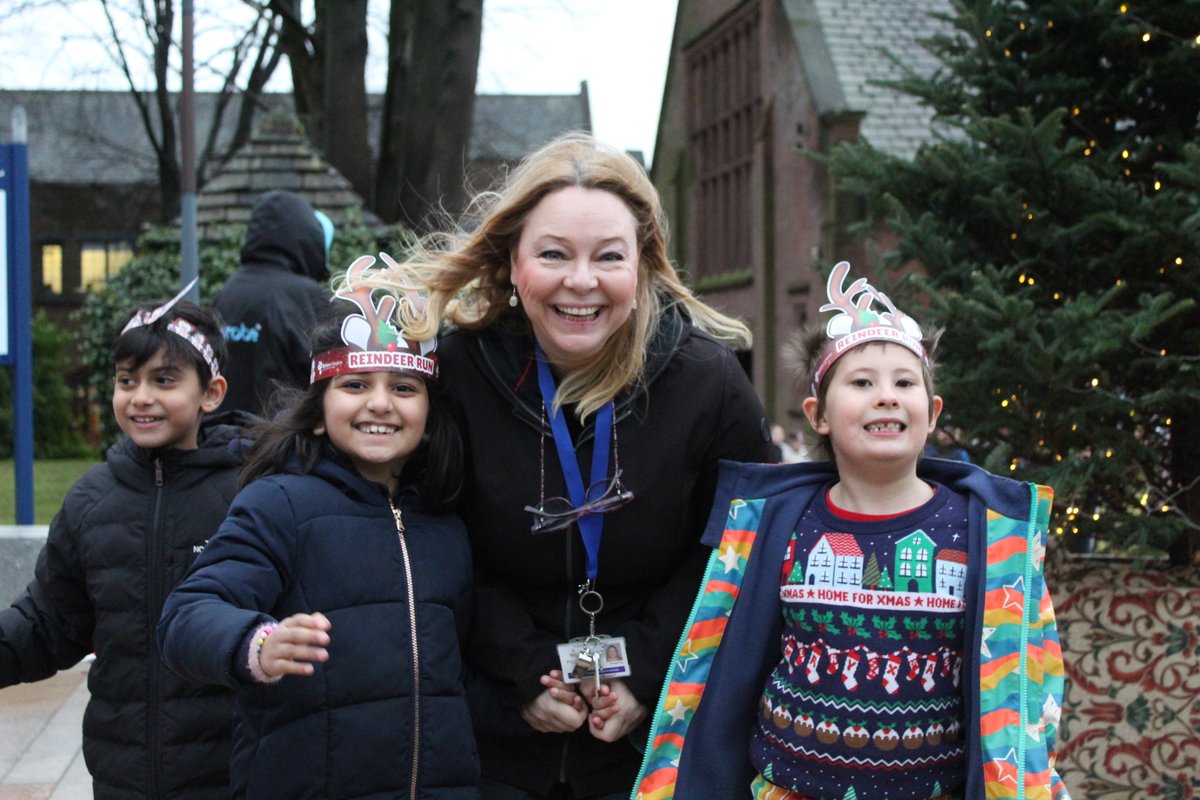 BoltonSch's tweet photo. Pupils from #BoltonSch Primary Division took part in a #ReindeerDash to raise vital funds for @BoltonHospice

A fantastic start to the last day of term, pupils got into the festive spirit singing x-mas songs as they walked around the grounds. Well done everyone!

#BoltonGiving https://t.co/8ggawhLmrA