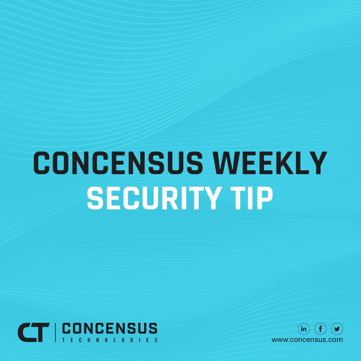 ConcensusIT's tweet photo. MFA solutions add an extra layer of security to your accounts, making it much harder for cybercriminals to breach your systems.

#MultiFactor #Authentication #CyberSecurity https://t.co/1hJz0QdsKH https://t.co/cAKIlc0tkO