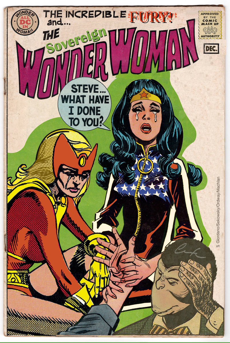 ChuckBrouilette's tweet photo. #WonderWoman 16 @DCOfficial @Bruno_Redondo_F & #ColumboWithABanana #crackTheCase providing #AChristmasBlessingForWonderWoman + a #SovereignSecretOrigin chaser thats just as #super https://t.co/Cq4c2MW7e0