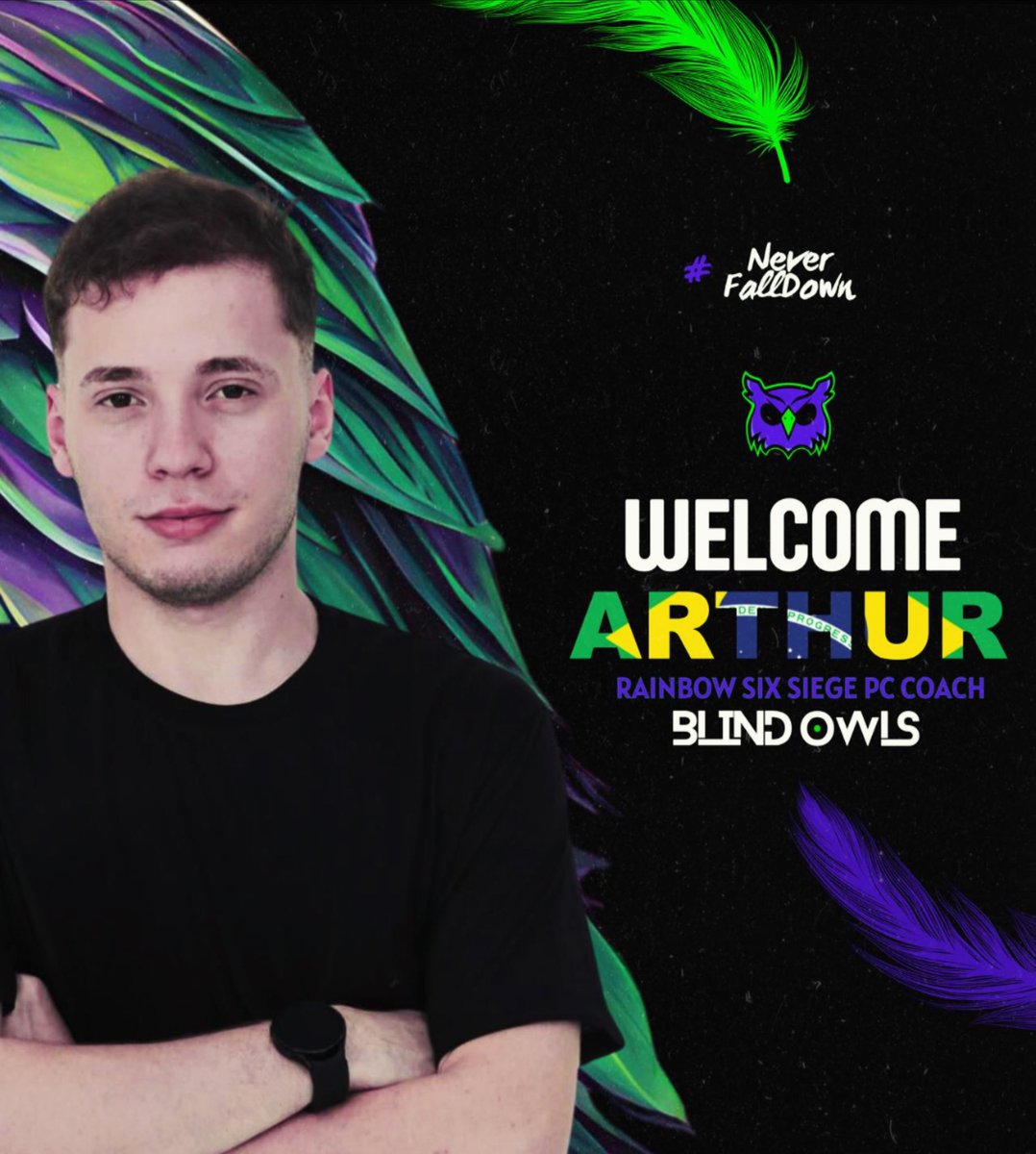 BlindOwlsGG's tweet image. Play.
Watch.
Learn.
Improve.
Anticipate other player&apos;s moves. 
Now repeat. 🔁

Blind Owls is looking outside Europe for the first time. Brazil, the home of Rainbow Six Siege. 🇧🇷

We are happy to say welcome to Arthur! One of the most promising coaches 💜

Bem vindo @zarthusz 🦉