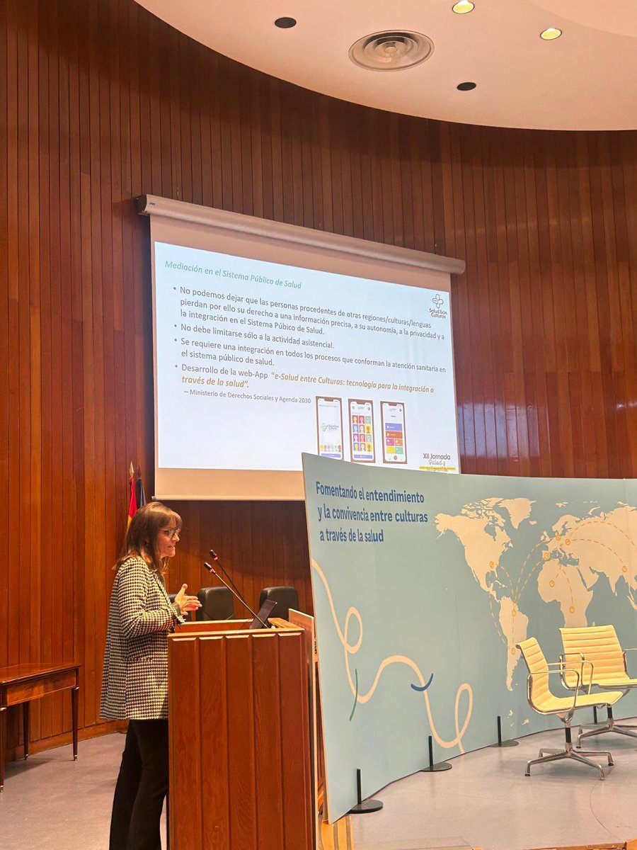 La Dra. Begoña Monge Maillo <a href="/Bego_monge/">Begoña</a> también nos habla sobre la apuesta de SEC + UMT para aplicar la tecnología a la integración  y la salud a través del proyecto e-SEC. #JSYM2024

saludentreculturas.es/campaigns/e-sa…