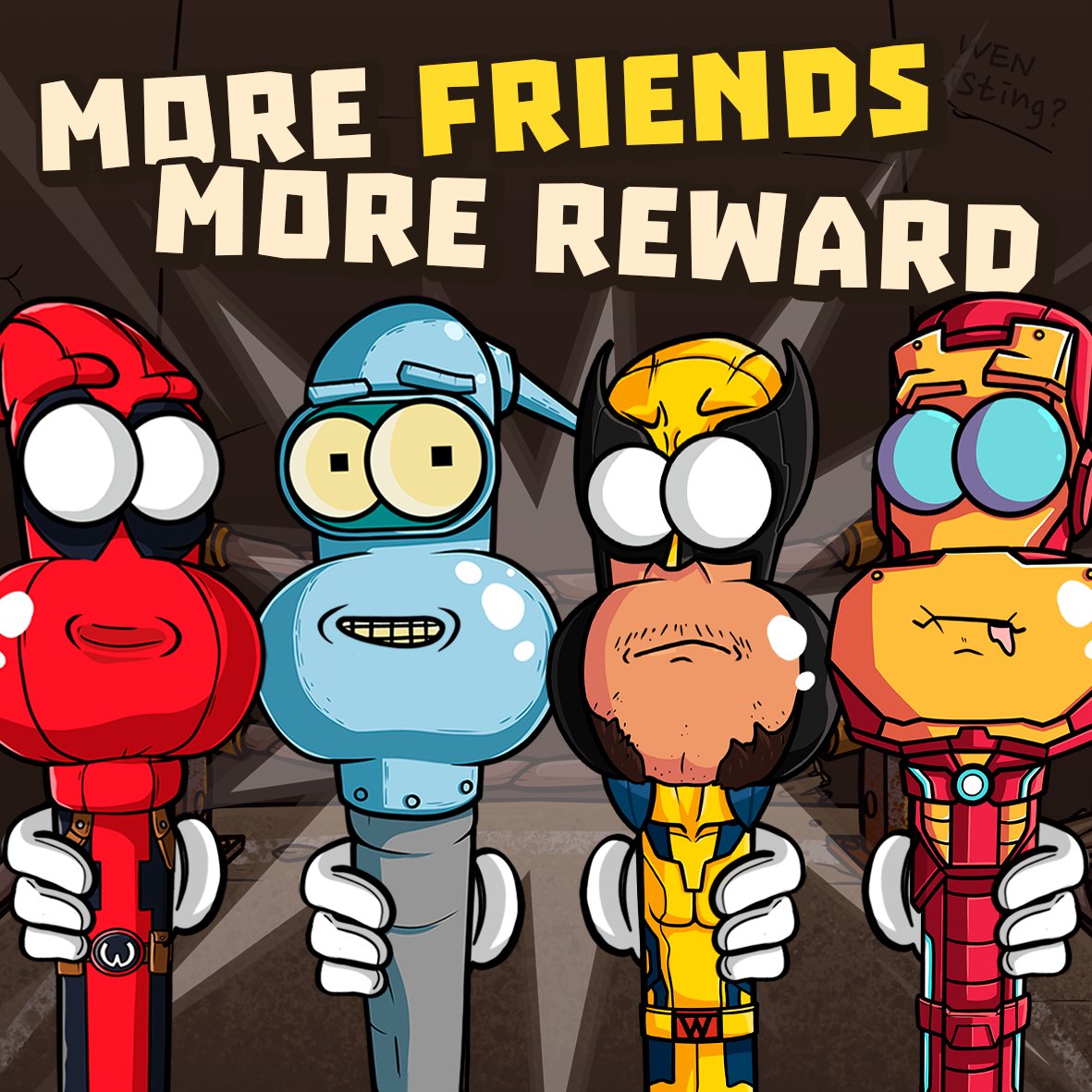 wormfare's tweet image. Dozens of players received awards from their friends🫂, like real MMA promoters 😎

Invite your friends, help them win the tournament and get your 20% commission for each victory💰

#wormup #wormfare #slap