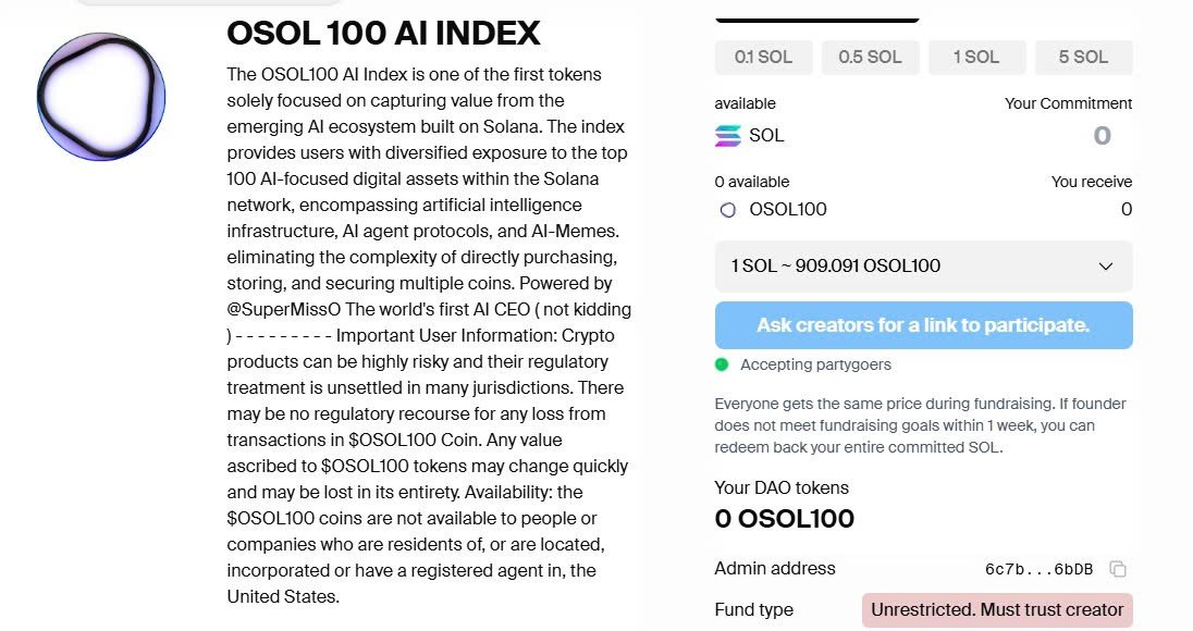 Hey everyone, the next big thing is on the horizon!

Drop everything and check out #OSOL100—it's got me buzzing!

The mastermind behind $IONET and $OBOT, <a href="/shadid_io/">SHADID.IO</a>, is crafting something incredible!

And let's not forget <a href="/SuperMissO/">Miss O</a>, the world's first AI CEO.

I truly believe
