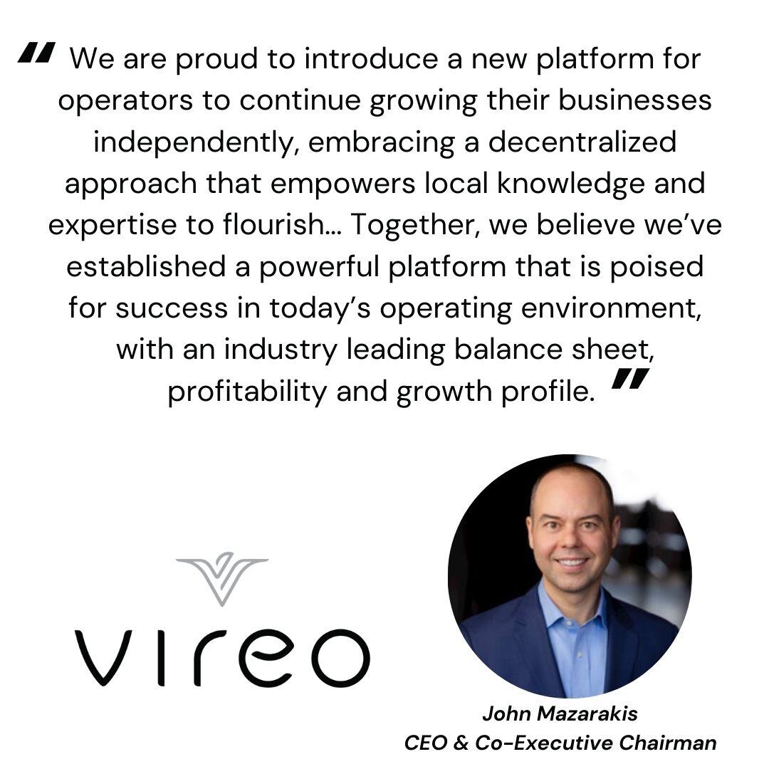Today we announced $75 million financing and acquisitions of four single state operators. Read more: hubs.la/Q03011BG0
$VREO $VREOF #MSOGang