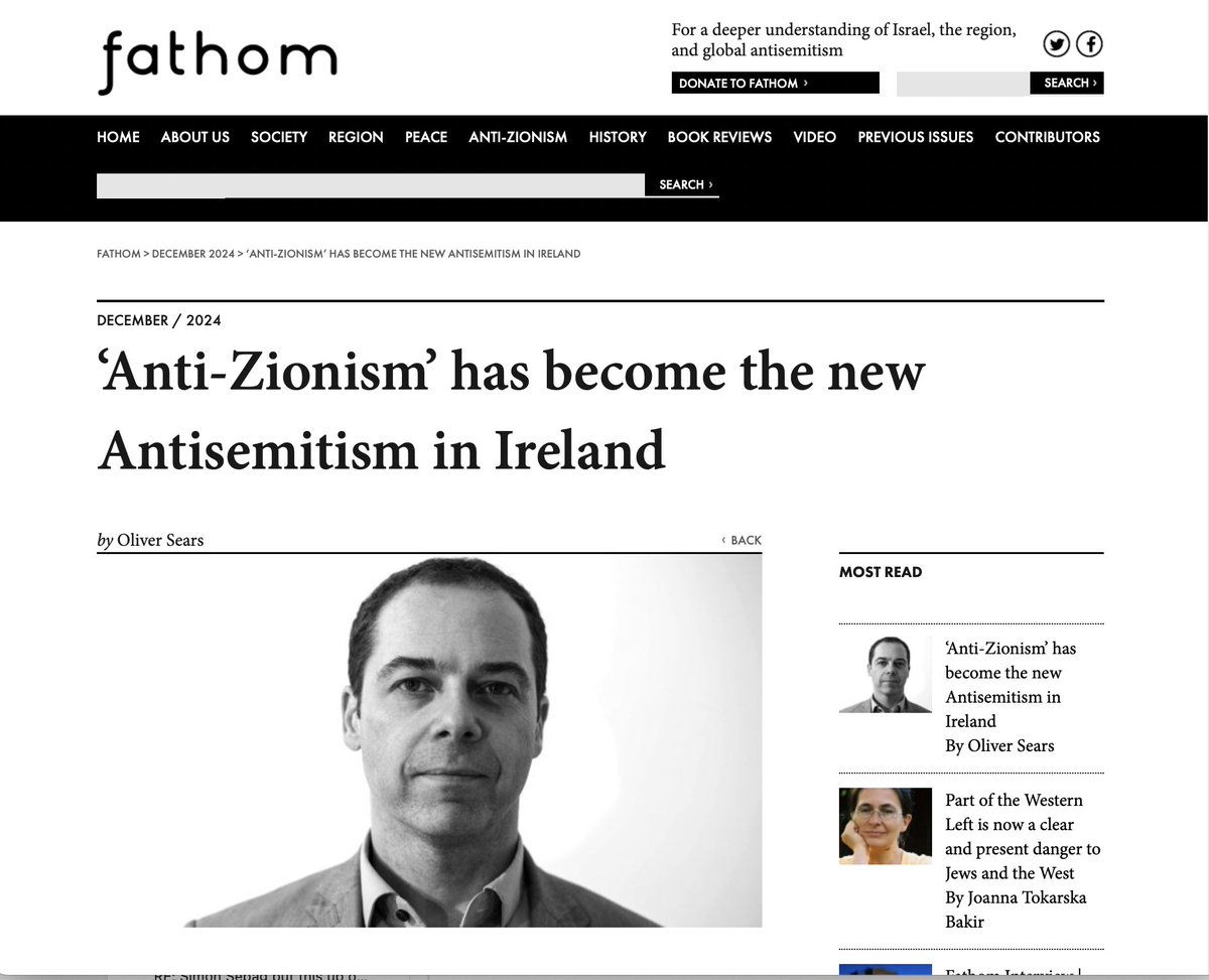 Holocaust Awareness Ireland (@holocaust_irl) on Twitter photo My <a href="/fathomjournal/">Fathom Journal</a> journal article is still “most read”, no doubt in part due to the unfortunate rhetoric still coming out of Ireland.
fathomjournal.org/anti-zionism-h… My <a href="/fathomjournal/">Fathom Journal</a> journal article is still “most read”, no doubt in part due to the unfortunate rhetoric still coming out of Ireland.
fathomjournal.org/anti-zionism-h…