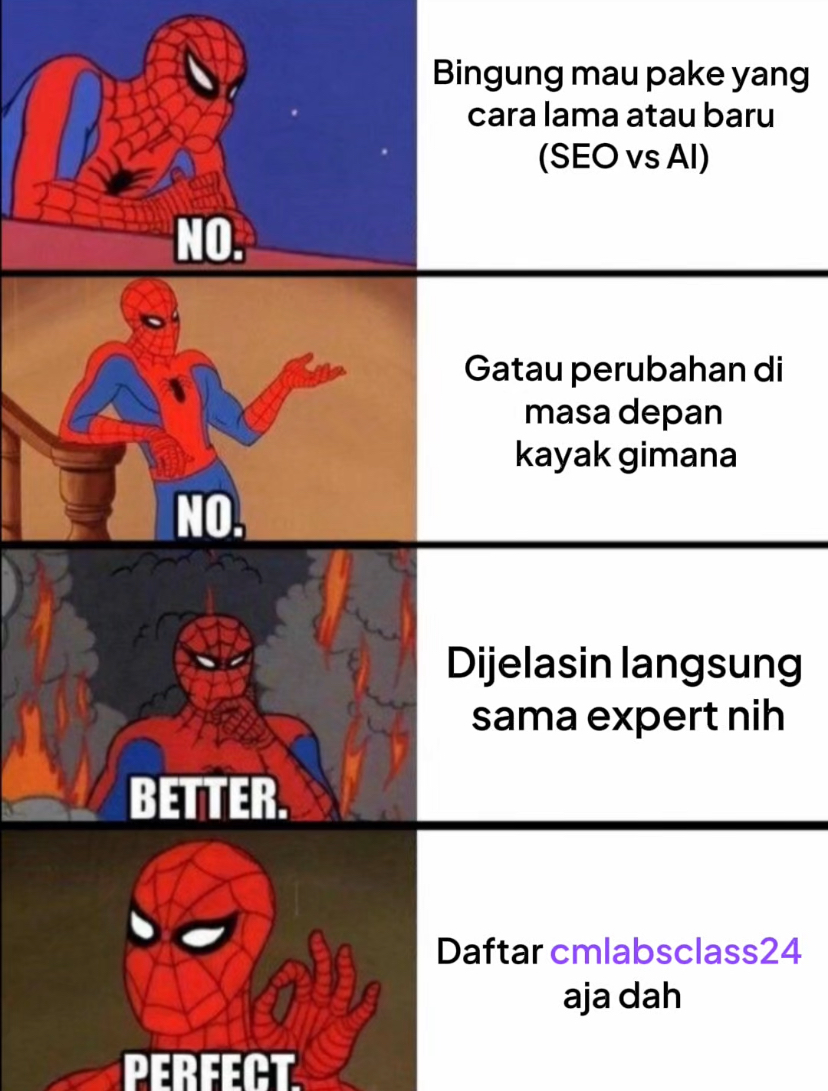 cmlabsco's tweet photo. Jalan-jalan ke Kota Lama,
Singgah sebentar beli roti.
SEO lama atau AI yang utama?
Daftar cmlabsclass24 pasti lebih pasti!

disinii yaa ✨https://t.co/0h7Uzw74mA✨

#webinar #cmlabsclass #specialedition https://t.co/c5pa98Yth2
