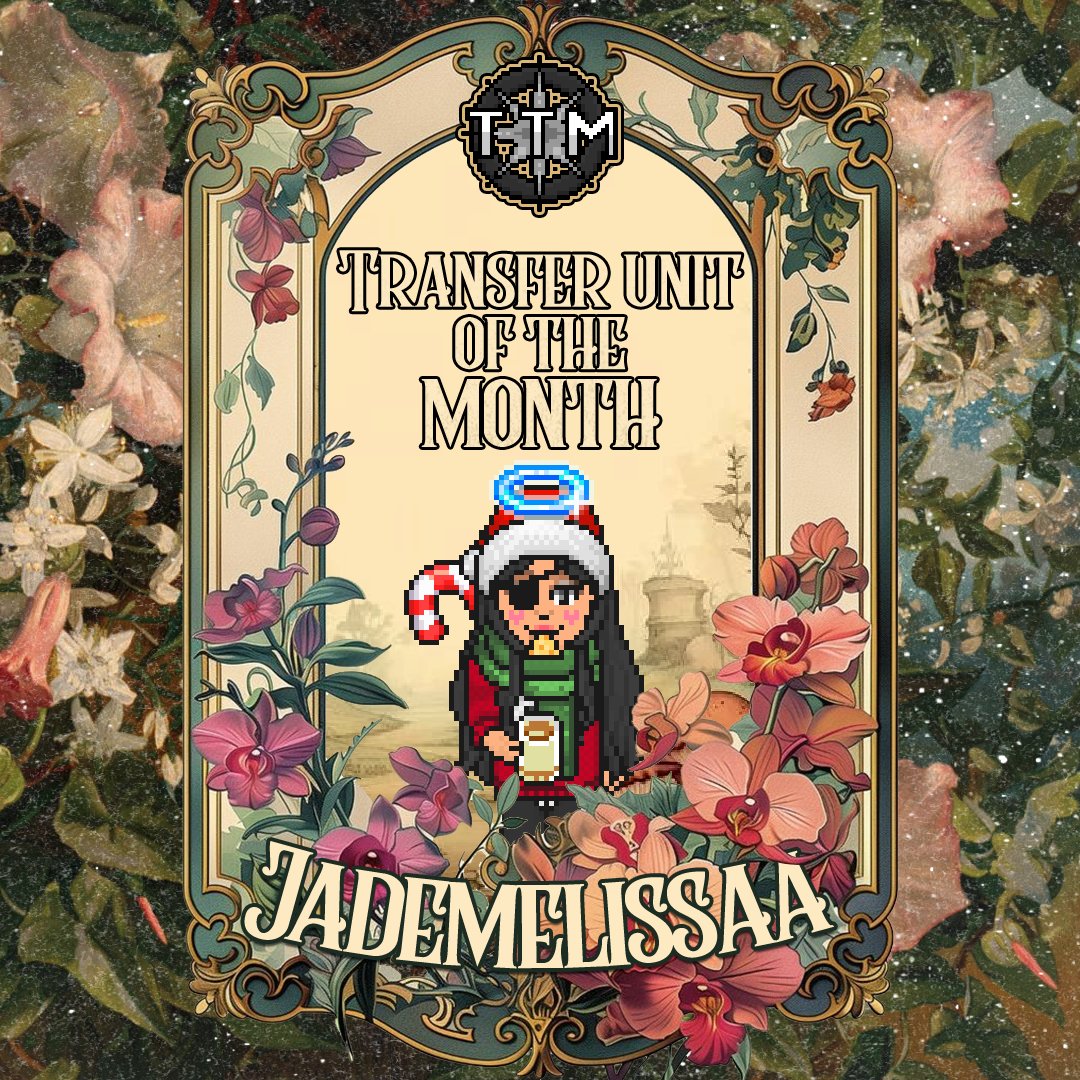 HIA__Habbo's tweet photo. πΈ In the enchanted kingdom of HIA, jademelissaa, our brilliant flower fairy, has bloomed as Transfer Unit of the Month! Your magic and grace make the garden of success flourish.πΈ | Created by uzumakinaruto! #Habbo #HIA #HIATransferUnit https://t.co/eDhwEtCceQ