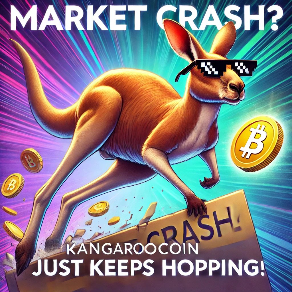 TheKangarooCoin's tweet photo. 🦘 Market crash? KangarooCoin just keeps hopping! 🚀💥
Why stumble when you can hop over the competition? Join the movement today!

#KangarooCoin #CryptoMeme #HoppingAboveObstacles #CryptoResilience https://t.co/P9WHcO3jxP