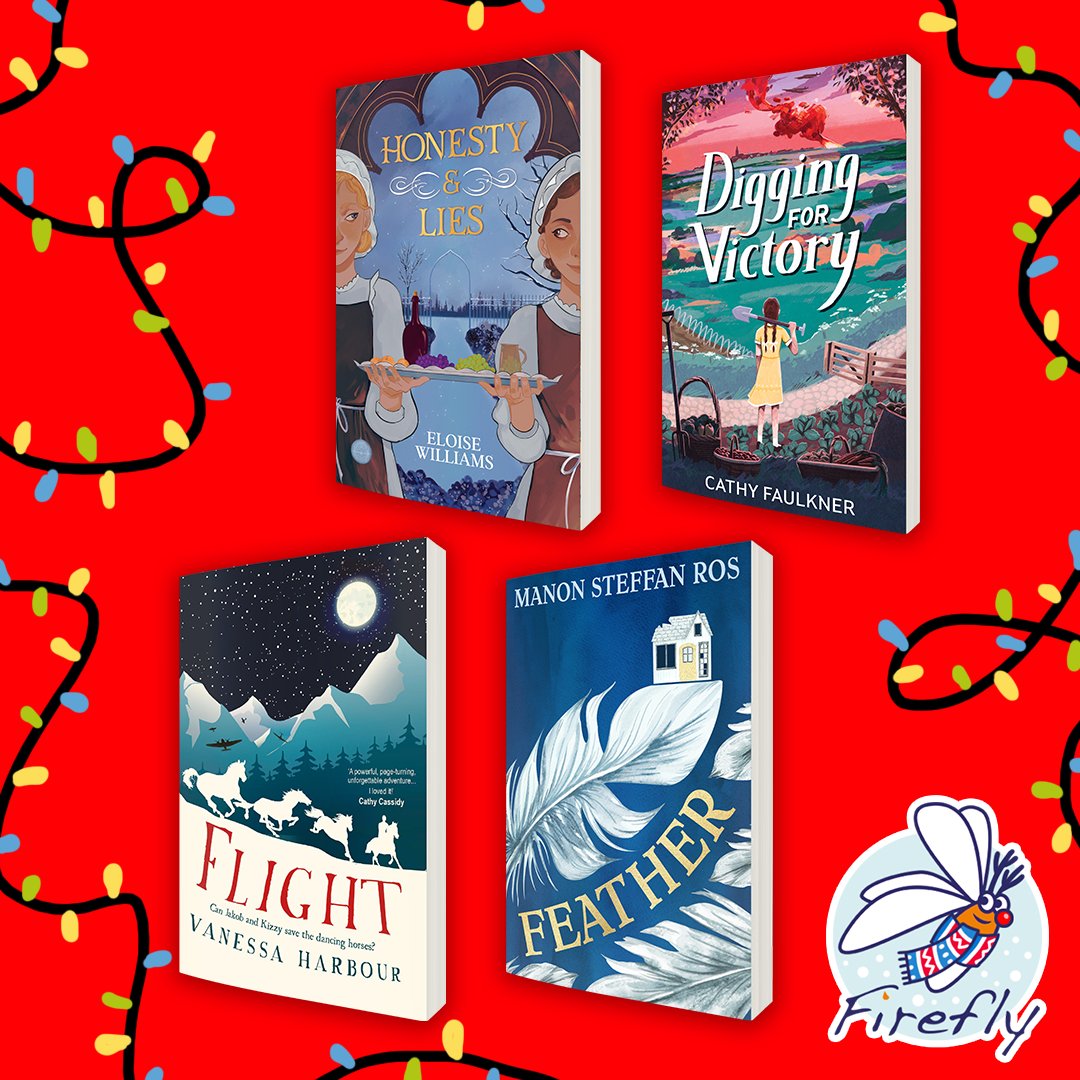 Firefly Press (@fireflypress) on Twitter photo History-making picks for the young historical fiction reader in your life:
Honesty and Lies by <a href="/eloisejwilliams/">Eloise Williams</a>
Digging for Victory by <a href="/cathy_faulkner_/">Cathy Faulkner 🥕DIGGING FOR VICTORY🥕 out now!</a>
Flight by #VanessaHarbour
Feather by <a href="/manonsteffanros/">Manon Steffan Ros</a>
Available from your local bookshop or at uk.bookshop.org/shop/fireflypr… History-making picks for the young historical fiction reader in your life:
Honesty and Lies by <a href="/eloisejwilliams/">Eloise Williams</a>
Digging for Victory by <a href="/cathy_faulkner_/">Cathy Faulkner 🥕DIGGING FOR VICTORY🥕 out now!</a>
Flight by #VanessaHarbour
Feather by <a href="/manonsteffanros/">Manon Steffan Ros</a>
Available from your local bookshop or at uk.bookshop.org/shop/fireflypr…