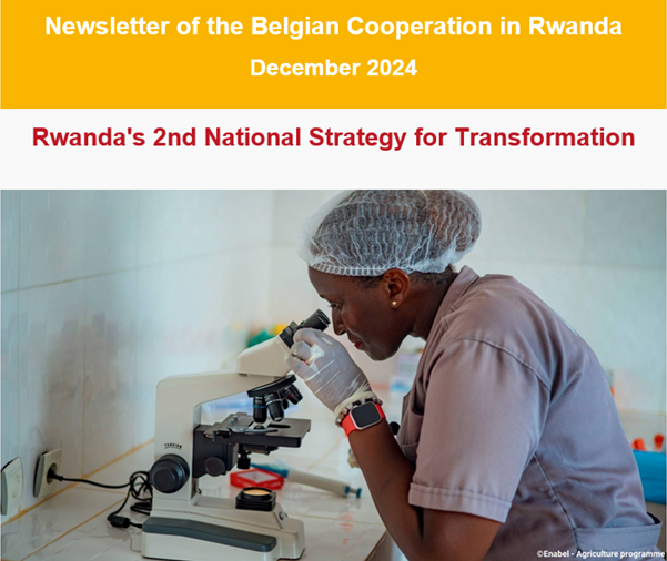 BelgiumRwanda's tweet photo. 📢OUT NOW: Our last newsletter of the year 🎄🎇🎊

🗞️➡️https://t.co/EMrixOoujl

In this edition we put the spotlight on the contribution of 🇧🇪🤝🇷🇼 cooperation to Rwanda’s recently adopted #NST2.

With @BelgiumDGD https://t.co/lgnenGo3QP