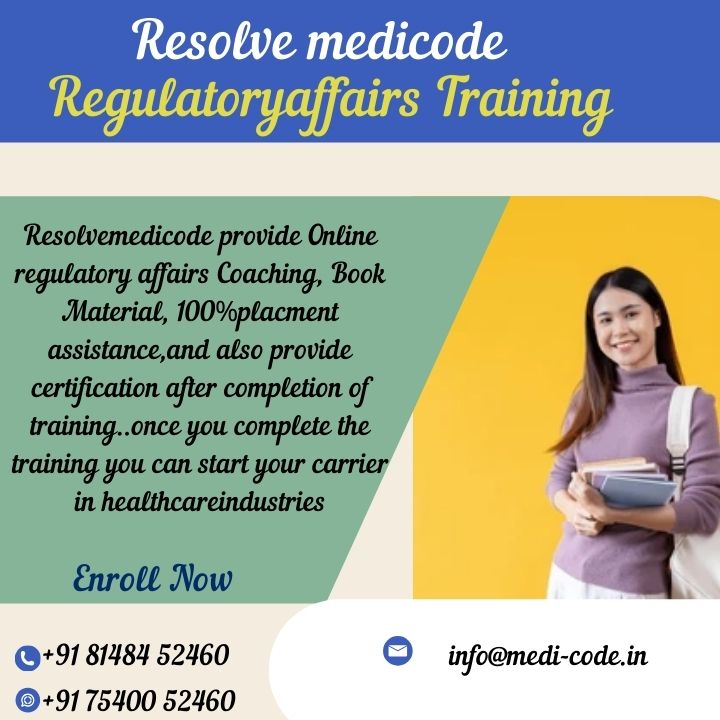 ResolveMedicode's tweet photo. Candidates looking for the best institution to undergo hassle-free training for the Regulatory affairs pharmacist course in Newdelhi can enrol in our institute to experience better learning. https://t.co/N3FHej8D8q