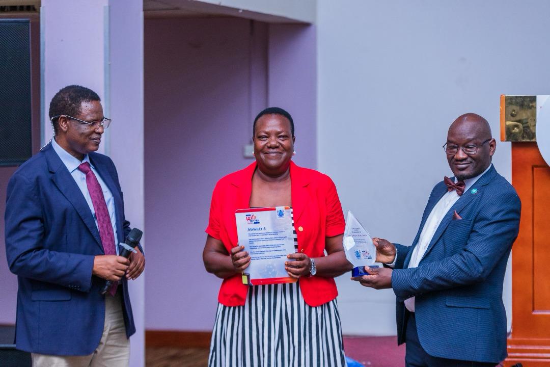 Ten UCAA staff attended the Uganda Institute of Professional Engineers (UIPE) annual gala dinner on December 12, 2024, in Kampala. The Senior Engineer – Aerodrome Engineering Planning and Development, Eng. Ruth Apolot, was awarded a Long Service Award by UIPE in recognition of