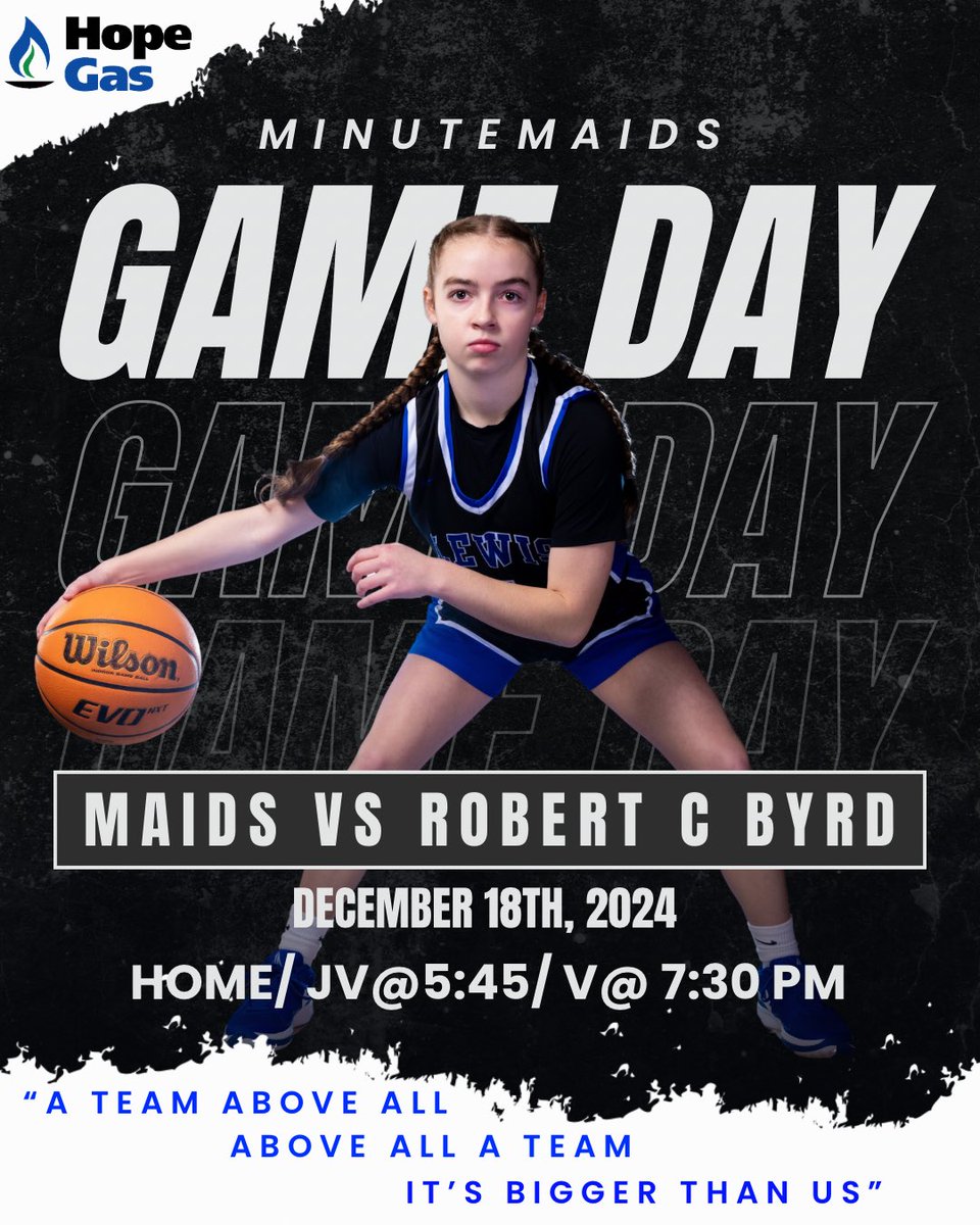 🏀 GAME DAY 🏀 The maids will host RCB, so come cheer them on! Reminder no food or drinks in the gym. #gameday #maidtough