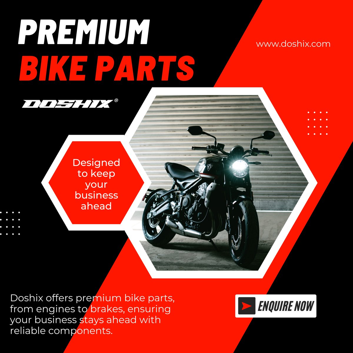 doshixautoparts's tweet image. Buy Premium Bike Parts from Doshix.
Unleash Your Autopart Business with Us.

For Orders,
Contact us on info@doshix.com
Visit us on doshix.com

#doshix #automotive #autoparts #autopartbrand #bikeparts #bikespareparts #AutoPartsExport