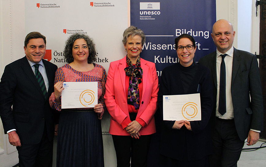 Österreichisches Staatsarchiv (@staatsarchiv) on Twitter photo Wir freuen uns sehr!
Die Dokumente der "Hofkommissionen in Gesetzessachen" und die "habsburgisch-jagiellonischen Doppelheiratsverträge" wurden ins „Memory of Austria“, dem nationalen Dokumentenerbe-Register der <a href="/UNESCO/">UNESCO 🏛️ #Education #Sciences #Culture 🇺🇳</a> aufgenommen. Yeah!
oesta.gv.at/veroeffentlich… Wir freuen uns sehr!
Die Dokumente der "Hofkommissionen in Gesetzessachen" und die "habsburgisch-jagiellonischen Doppelheiratsverträge" wurden ins „Memory of Austria“, dem nationalen Dokumentenerbe-Register der <a href="/UNESCO/">UNESCO 🏛️ #Education #Sciences #Culture 🇺🇳</a> aufgenommen. Yeah!
oesta.gv.at/veroeffentlich…