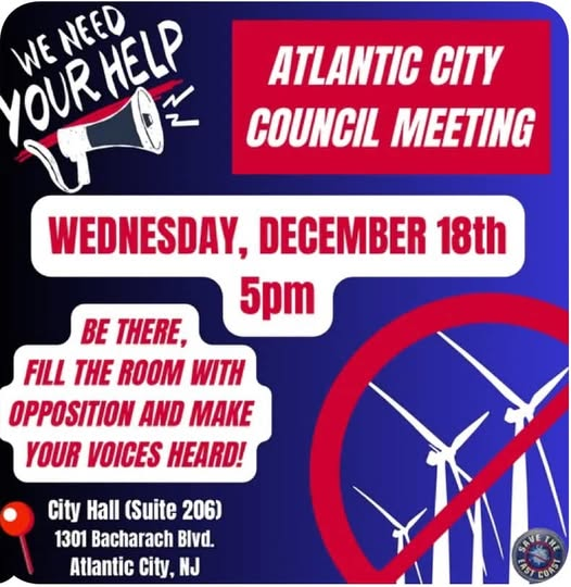 LBI8675309's tweet photo. Sussex County Del. REJECTED the wind company's bid to build their substation but Atlantic City is willing to  harm its residents to allow utility construction in minority neighborhoods.
Where is the environmental justice?
#environmental #justice @Congressman_JVD #AtlanticCity https://t.co/udzTWRVbMn