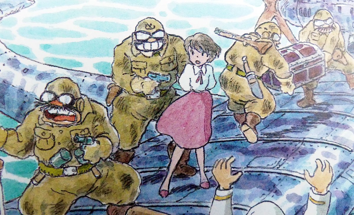 紅の豚』でマンマユート団は、小さな15人の女の子たちを人質にとって