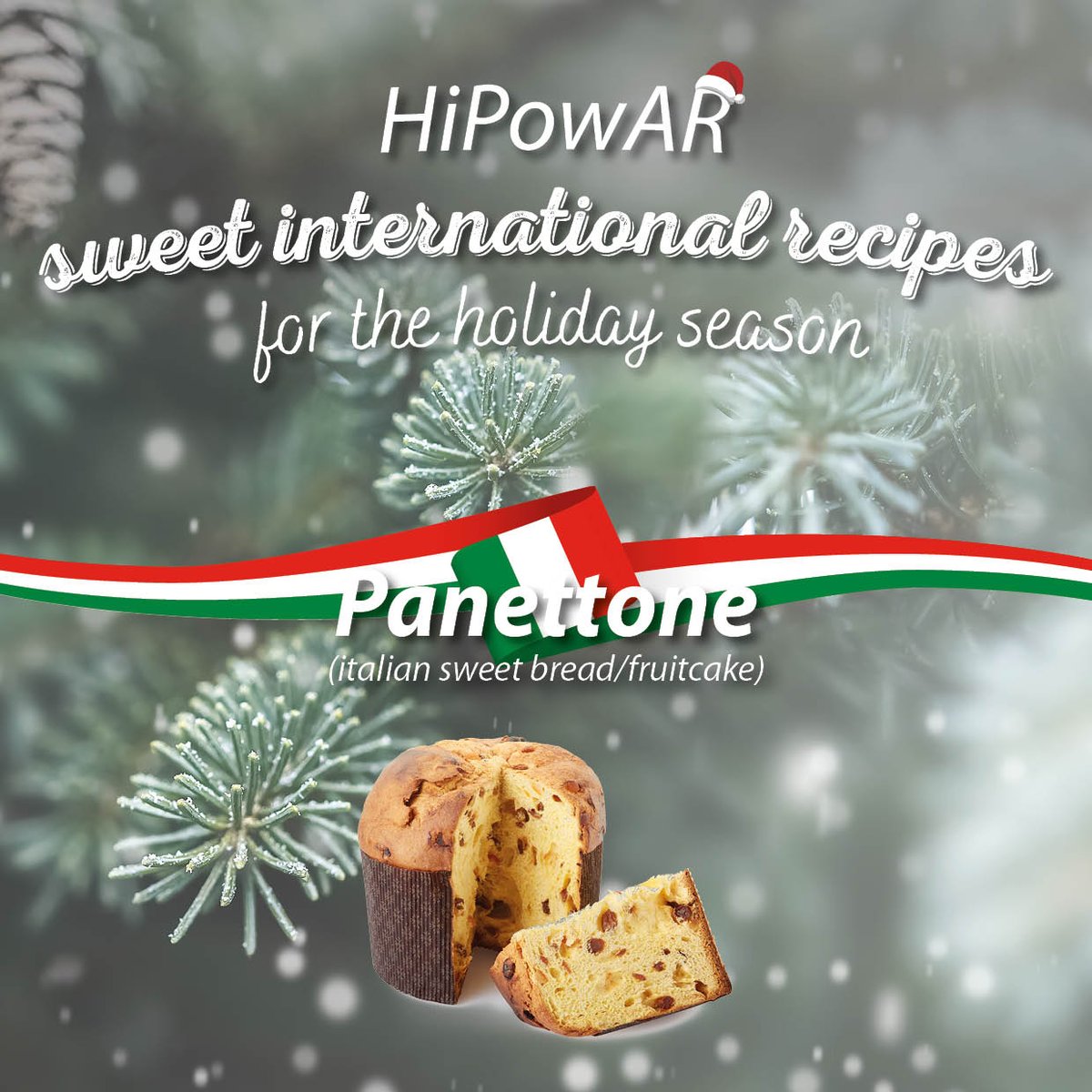 HiPowAR_EU's tweet photo. 🎄 Holiday Greetings Continue: A Taste of Italy 🇮🇹 🎄

Today, we’re sharing a classic Italian holiday delight: Panettone!✨ This fluffy, fruit-filled sweet bread is a must-have during Christmas in Italy.

👉 Discover the recipe here: https://t.co/wT7HK4JarM https://t.co/HQAvYQlrlA