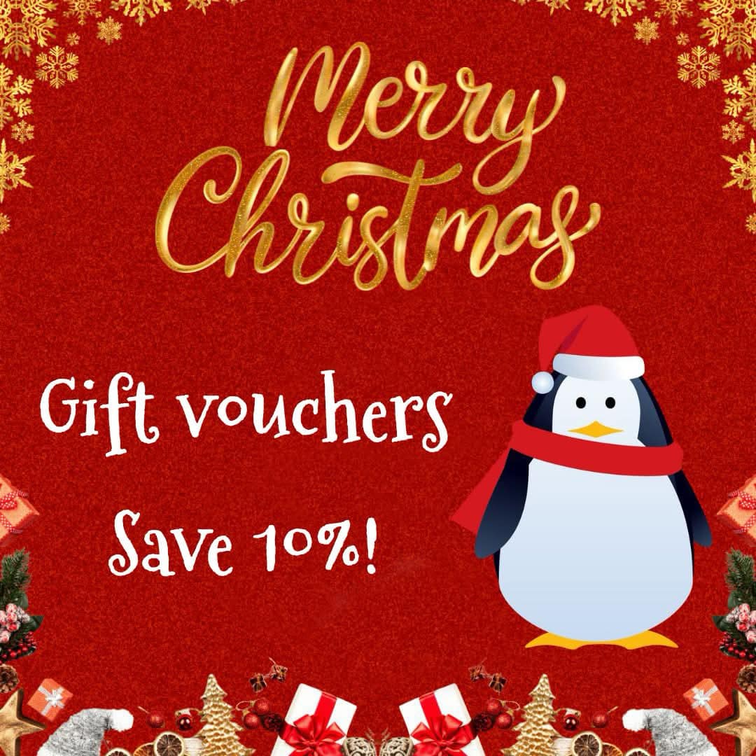 Save 10% off everything with code Xmas10, even our gift cards! 

Our gift cards are an ideal stocking filler for a friend.

They are also a great way to take advantage of our December discount if you don’t need to top up your stash just yet 🙂

You know you deserve it 🥰