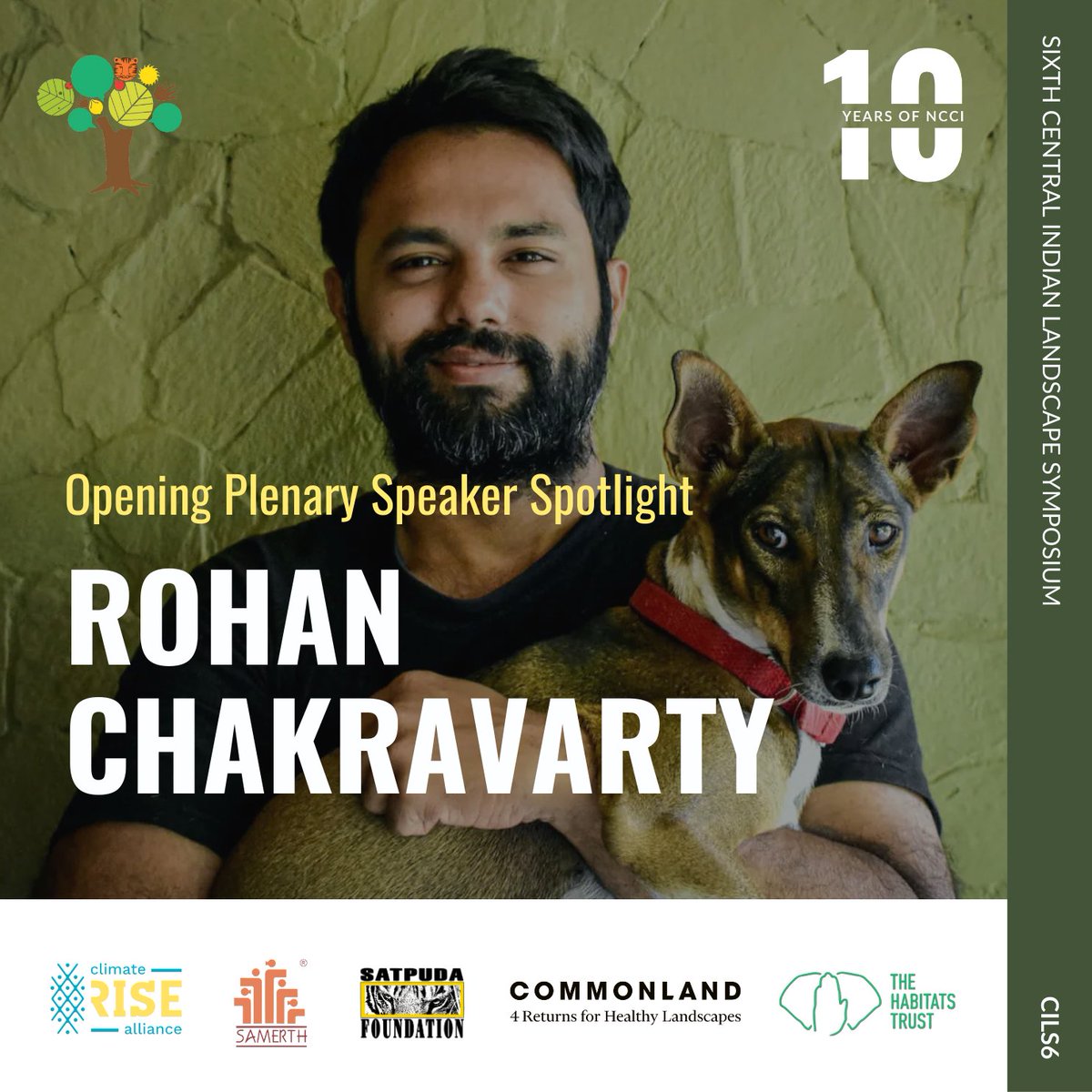 🌿 We are thrilled to announce that the CILS6 Opening Plenary Speaker is none other than Rohan Chakravarty <a href="/thetoonguy/">Green Humour</a>, the brilliant mind behind Green Humour!

#CILS6 #GreenHumour #Jugalbandi #CentralIndia