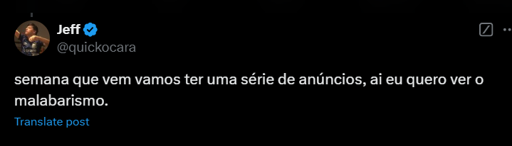 fcrm77's tweet photo. @quickocara Santos tá trabalhando na escala 2x5 pra anunciar só quinta e sexta? https://t.co/cAlEpmRmWF